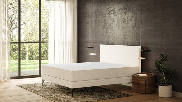 Emma Original Elite Boxspringbett in Weiß, B/T: 140 x 200 cm - Bild 1