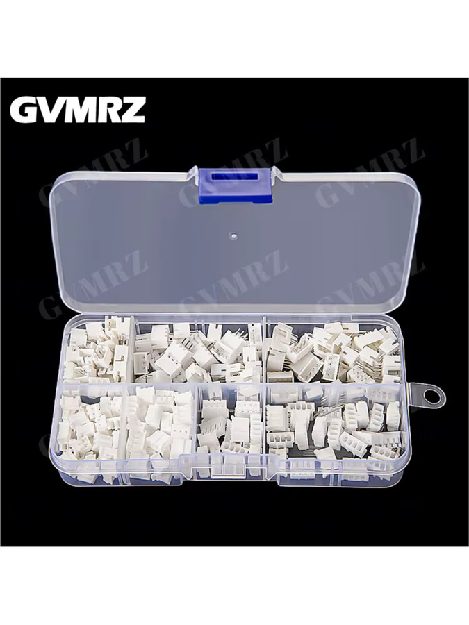 180er Set JST PH 2.0 Steckverbinder Kit mit männlichen und weiblichen Steckdosen in Weiß, gerade Pins, Pitch 2,0mm, 2P 3P 4P - Bild 4