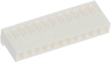Molex Buchsengehäuse-Kabel Weiß, 12 Polzahl, Rastermaß: 3.96 mm - Bild 1