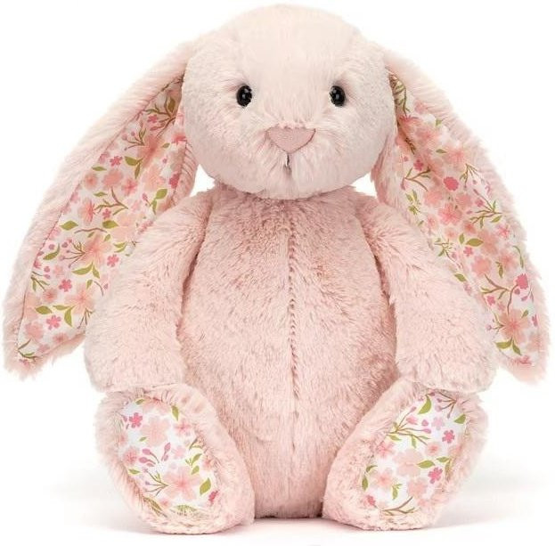 JC Bonnie Kaninchen Plüschtier, rosa, mit Blumenohren - Bild 1