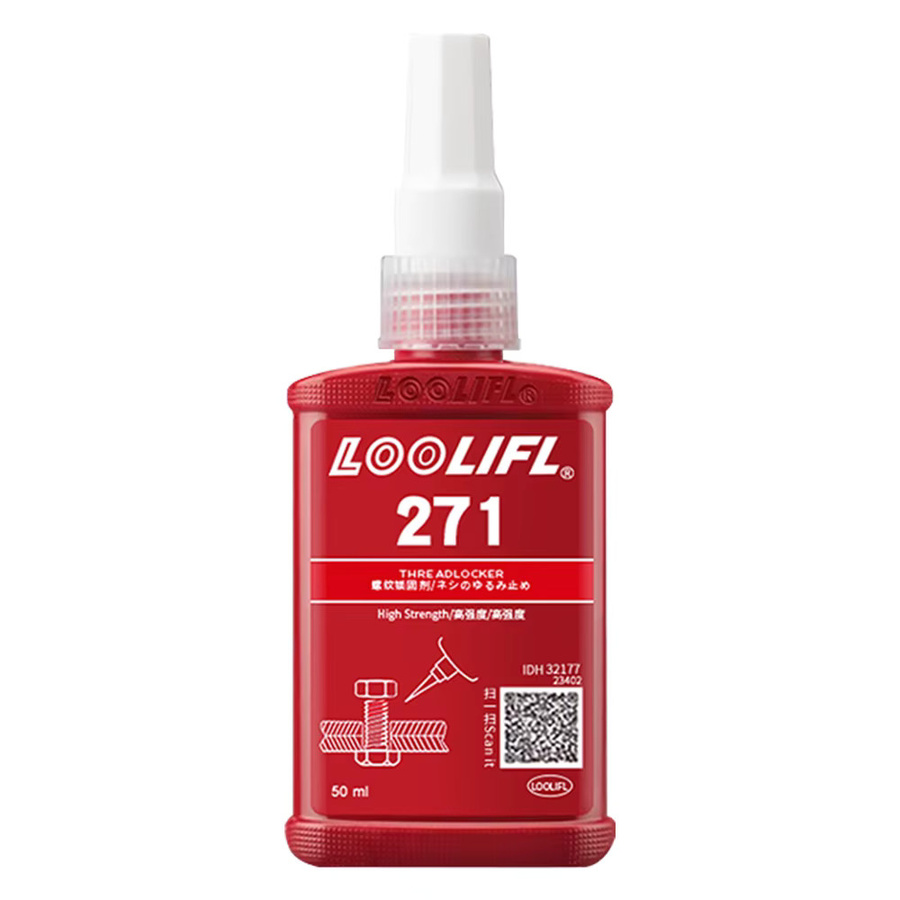 LOOLIFL Thread Locker Rot mit hoher Festigkeit für Metall und Befestigungselemente, 50 ml - Bild 6
