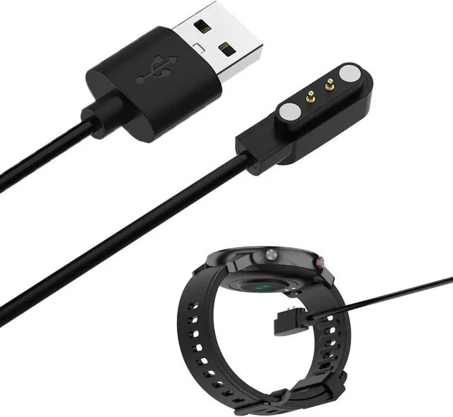 Xiaomi Haylou Solar LS05 Smartwatch USB Ladekabel Ladegerät in Schwarz - Bild 1