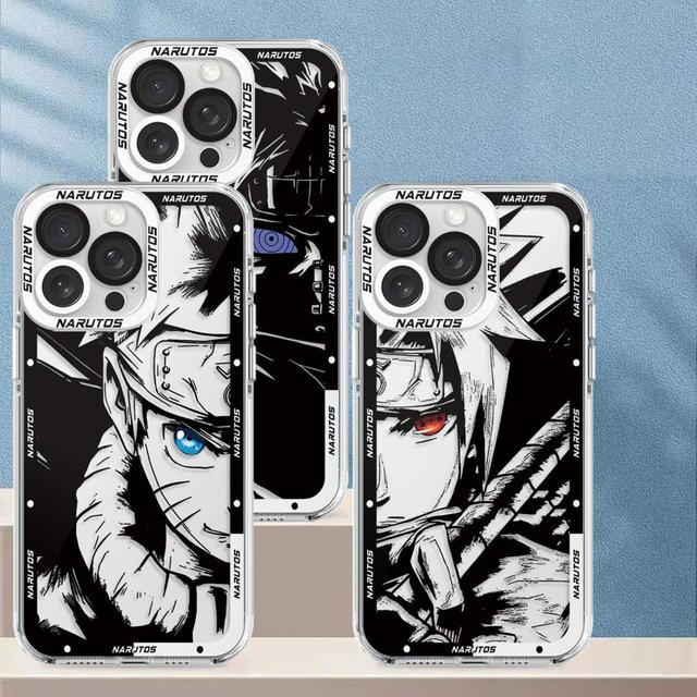 Weiche Handyhülle Naruto Design für iPhone und iOS Modelle in Multicolour - Bild 1