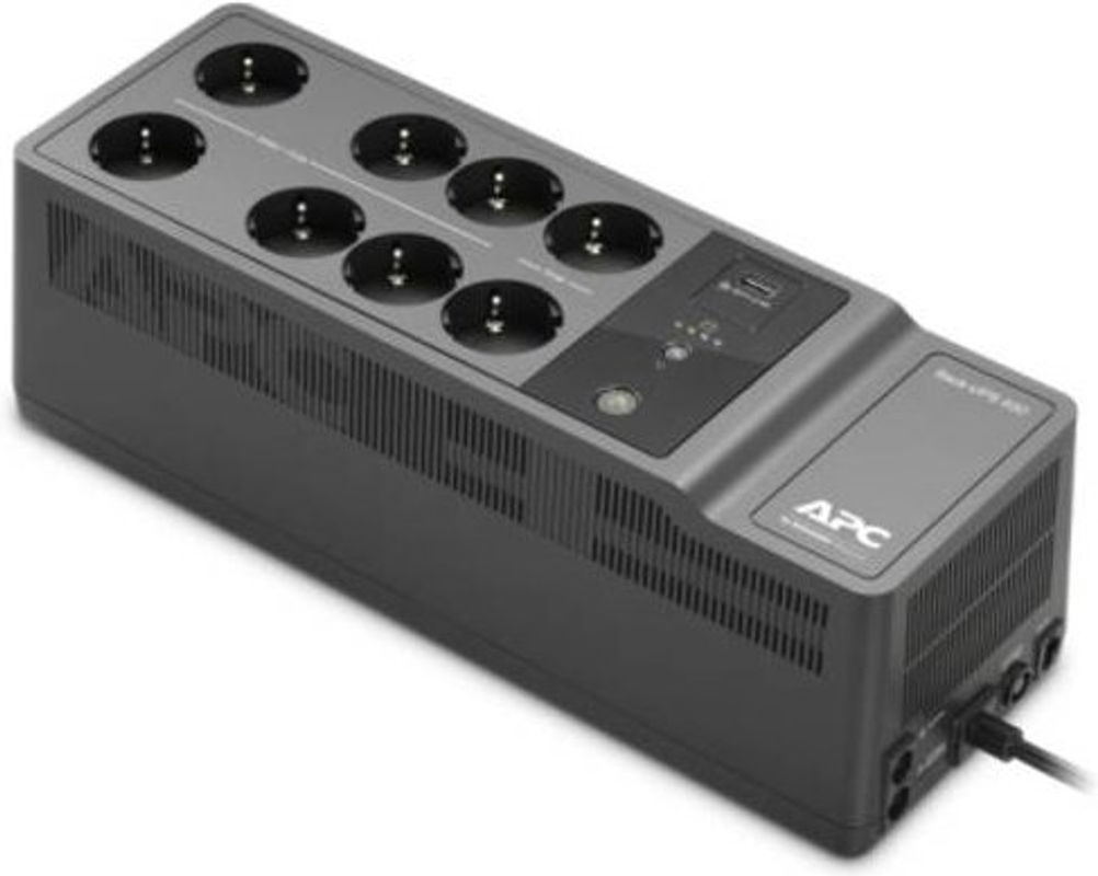 APC Back-UPS BE650G2 USV mit 650 VA, 400 Watt und 8 Ausgangsanschlüssen, Schwarz - Bild 2