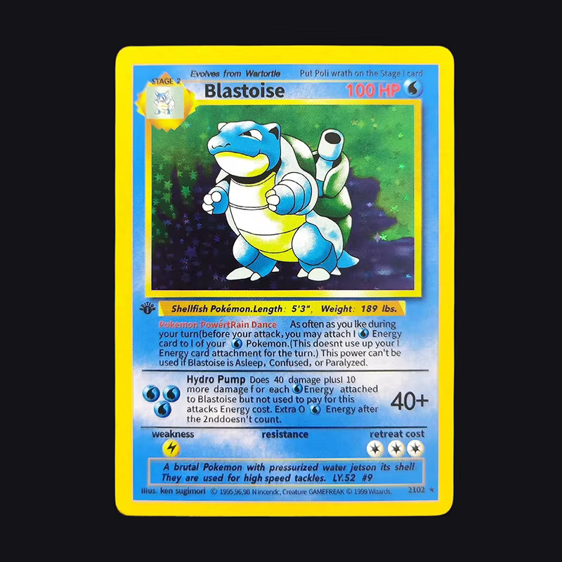 FUNISM Pokémon Sammelkarte, Charizard Blastoise Venusaur Holo, Englisch - Bild 2