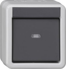 Gira KNX Taster 1-fach Aufputz grau 515130 - Bild 1
