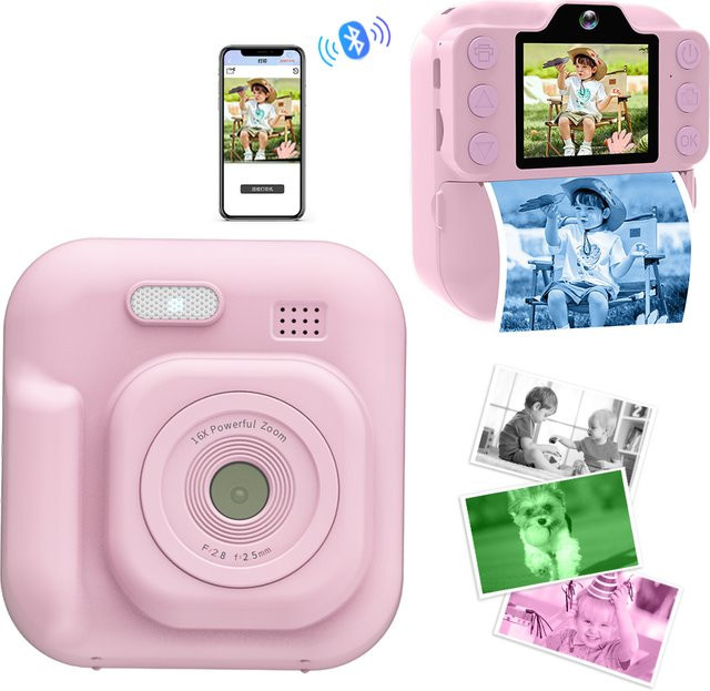 Blossom K9 Kinderkamera 1080P HD Digitale Videokamera mit 2,0-Zoll Display in Rosa/Pink - Bild 1