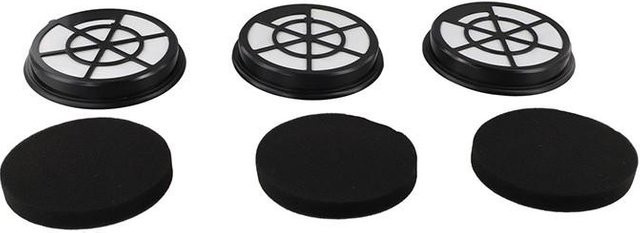 6er Pack Filter Schwämme für Eureka Whirlwind beutellose Staubsauger in Schwarz und Weiß - Bild 1