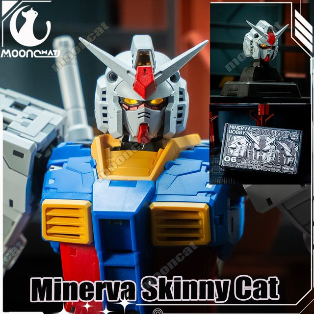 Bandai Ersatzkopf-Upgrade-Kit Minerva Hobby Skinny Cat Plan 01 Taizu Gd Gk, Zubehör, Kunststoff, ab 8 Jahren - Bild 1