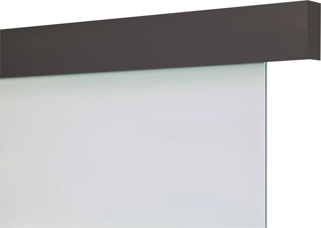 Skyscope Schienen-Set Lifeline aus Aluminium für einflügeliges Glas in Schwarz, Wandmontage, 190 cm - Bild 1