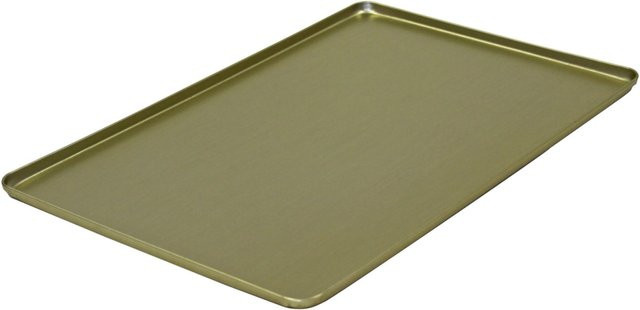 Schneider Ausstellblech aus Aluminium, eloxiert, Farbe: Champagner/Gold/Beige, Rechteckig, B/T/H: 25 x 40 x 1 cm - Bild 1