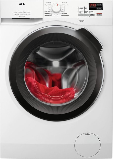 AEG Lavamat L6FBC40499 Waschmaschine mit Frontlader, weiß, 9 kg, 1400 U/min - Bild 1