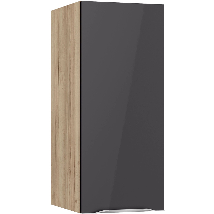 Optifit Küchen-Oberschrank Linus Anthrazit-Wildeiche, B/H/T: 70,4 x 30,0 x 34,9 cm - Bild 2