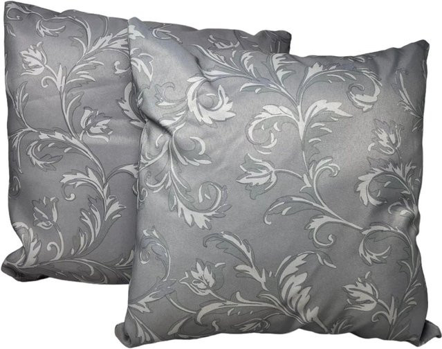 Jet-Line Outdoor Rückenkissen Nizza 2er Set Anthrazit B/B: 40 x 40 cm - Bild 1