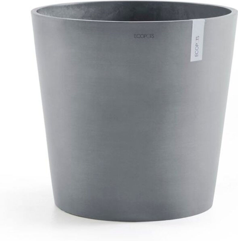 Ecopots Amsterdam 60 Blumentopf aus Kunststoff in Anthrazit Grau B: 59 cm, H: 55,5 cm für Innen- und Außenbereich - Bild 1