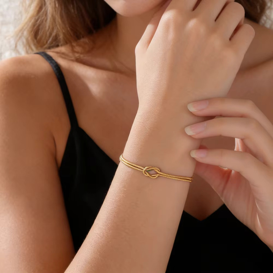 Skyrim Armband, Edelstahl, Gold Farbe, Unisex - Bild 2