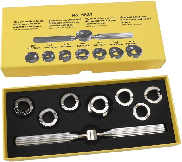 Neoglint Uhrengehäuseöffner Kit, Legierung, Silber - Bild 1