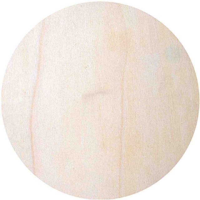 Rico Design Holzscheiben aus Naturholz, 3 Stück, Durchmesser: 9,5 cm - Bild 1