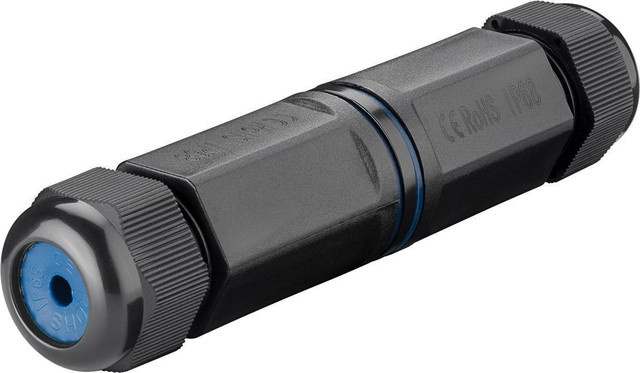 Microconnect KON523 Drahtverbinder RJ45 für Ethernet/LAN in Schwarz - Bild 1