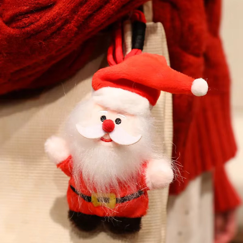 pangcangshu Weihnachtsmann Plüschtier, rote Stiefel, hängend - Bild 4