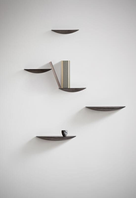 Audo Gridy Fungi Shelf klein Wandregal Schwarz Matt - Bild 2