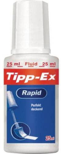 Tipp-Ex Korrekturflüssigkeit Rapid Weiß 25 ml - Bild 1