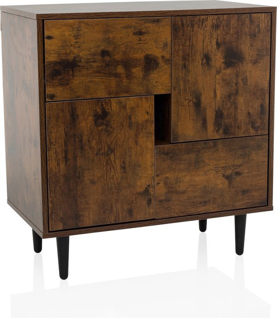 hjh LIVING Kommode LYKKJA aus melaminharzbeschichteter Spanplatte in minimalistischem Design - Bild 1