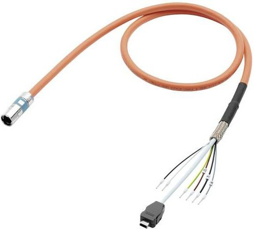Siemens Sensor-Aktor-Anschlussleitung M12 Stecker gerade orange 50,00 m - Bild 1