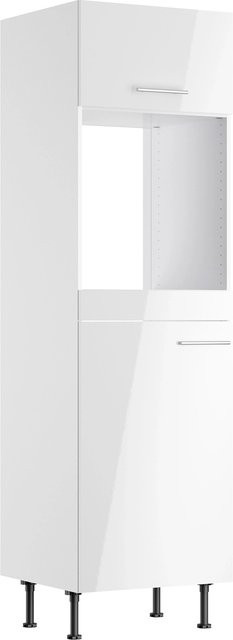 Optifit Küchen-Hochschrank Rurik986 für Backofen und Kühlschrank, Weiß, Breite: 60 cm, Tiefe: 58,4 cm, Höhe: 211,8 cm - Bild 1