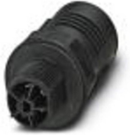 Phoenix Contact Rundsteckverbinder QPD, 4 + PE, Schwarz - Bild 1
