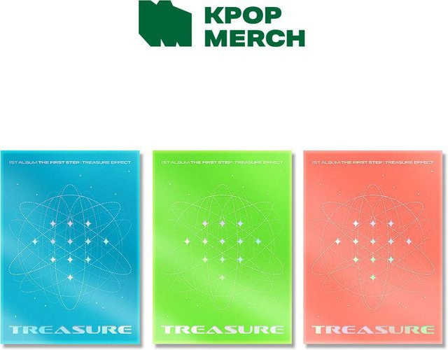 TREASURE EFFECT - The First Step: TREASURE (1. Album) Green Version CD - Bild 1
