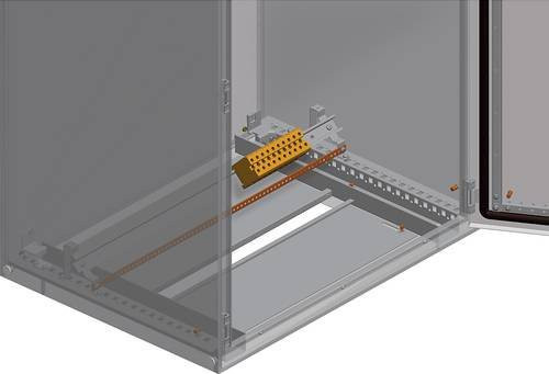 Schneider Electric NSYETF Montagematerial aus Zinkmetall, Farbe: Silber, B: 20 mm, H: 86,5 mm, 10 Stück - Bild 1