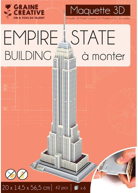 Graine Creative Empire State Building 3D Modell Bastelset - Bild 1