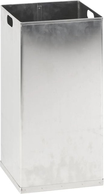 PROREGAL Feuerfester Aluminium Inneneinsatz für Eckigen Abfallbehälter Haiti mit Swingdeckel, Silber, H x B x T: 50 x 26 x 26 cm - Bild 1