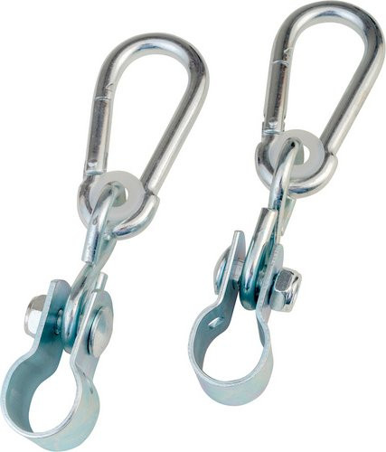 HAPPY PEOPLE Manschettenhaken aus Stahl in Silber mit einer Tragfähigkeit von bis zu 200 kg - Bild 1