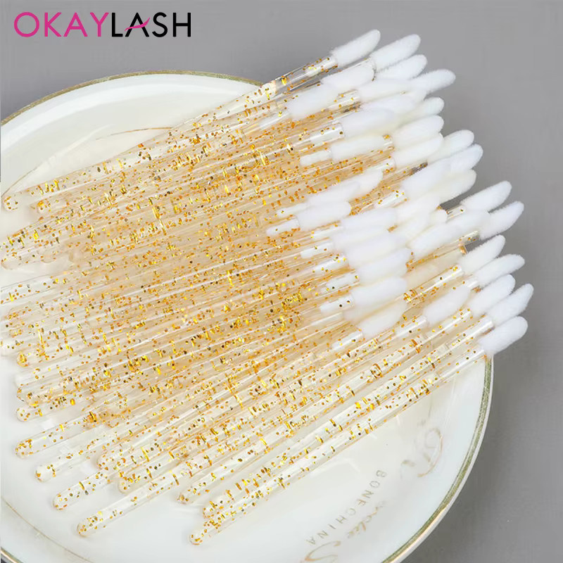 Okaylash Einweg-Glitzer-Lipgloss-Bürste, Glänzend, Unisex - Bild 3