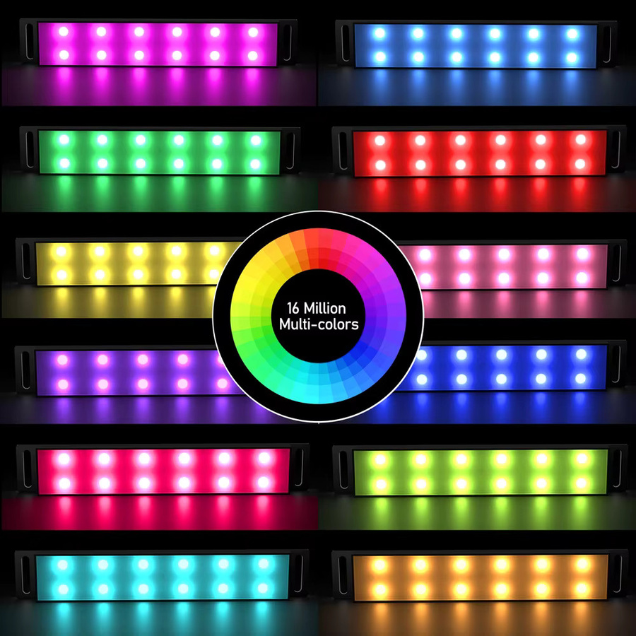Yilaie Universal Neon LED Auto Umgebungslicht RGB Fußstreifen mit App-Steuerung und Fernbedienung für SUV und Offroad Fahrzeuge in Multicolour - Bild 4