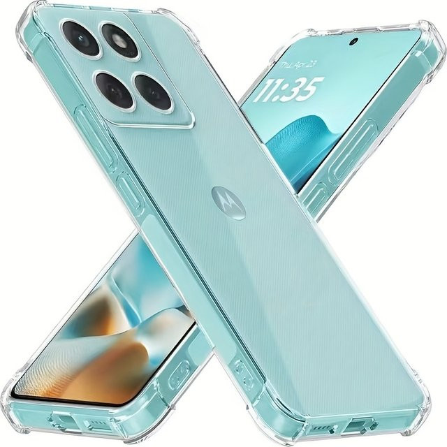 Transparente Silikon Handyhülle für Motorola Edge 60 Pro 5G, Edge60 Fusion, Moto Edge 60 Stylus und 60S 2025 - Bild 1
