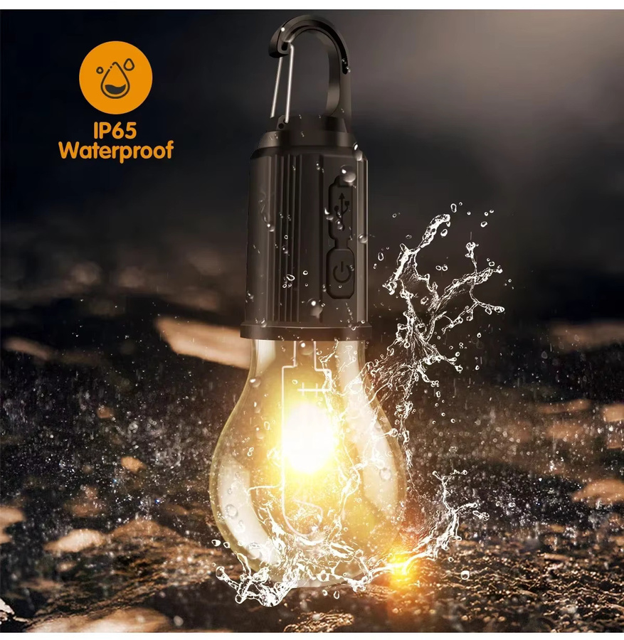XIWANGFIRE Tragbare LED Camping Laterne mit USB-Ladefunktion und Haken für Outdoor, Angeln und Notfälle - Bild 5