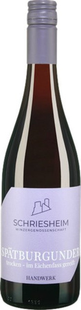 Schriesheimer Handwerk Spätburgunder Rotwein, Baden, 2023, trocken, 0,75 l