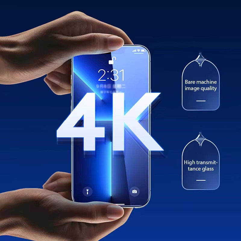 5 Stück Panzerglas Displayschutzfolie für iPhone 17 Pro Max und iPhone 17 Air, transparent, kratzfest mit 9H Härtegrad - Bild 2