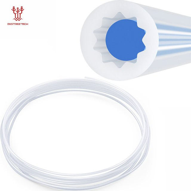 BIGTREETECH Sternförmiges PTFE-Rohr mit geringem Widerstand und hoher Temperaturbeständigkeit, transparent, passend für Bambu Lab AMS, Creality, Voron und Anycubic - Bild 1