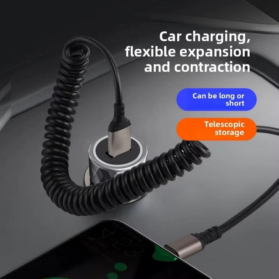 USB-C auf USB-C Schnellladekabel 6A für iPhone 15, Huawei, Xiaomi und Samsung, Schwarz - Bild 5