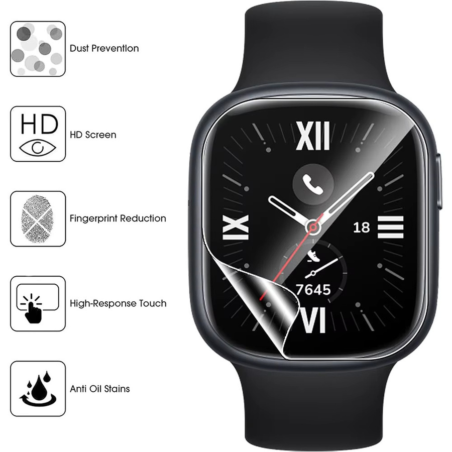3er-Set HD Displayschutzfolie aus TPU für Huami Amazfit Bip 5 Smartwatch in Transparent - Bild 5