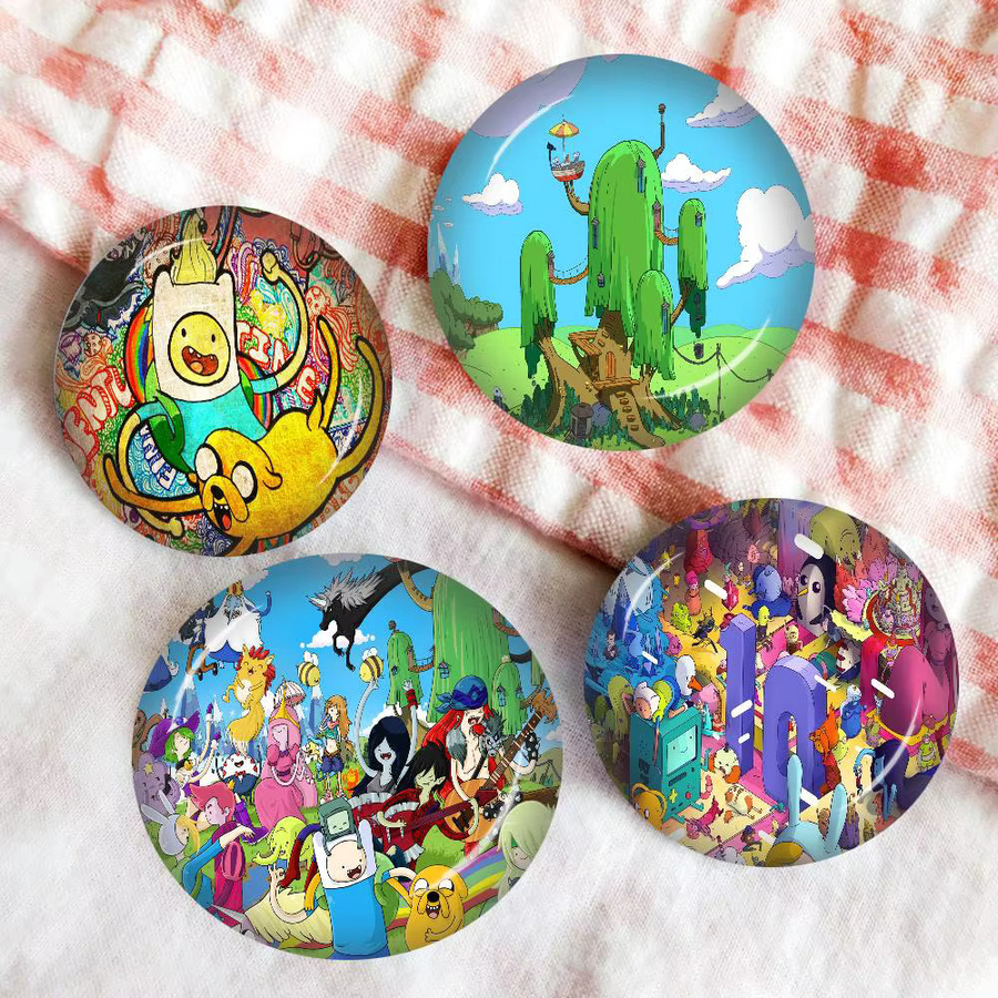 Anstecknadeln Cartoon Adventure Time, 32/44/58mm - Bild 2