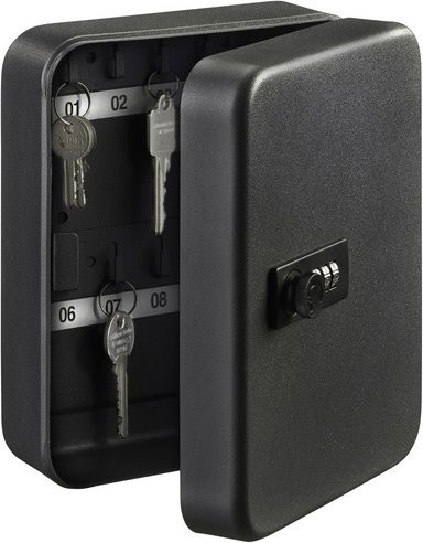 Burg-Wächter Schlüsselbox KC 36 C in Schwarz mit 36 Haken, B/H/T: 24 x 30 x 6 cm - Bild 1