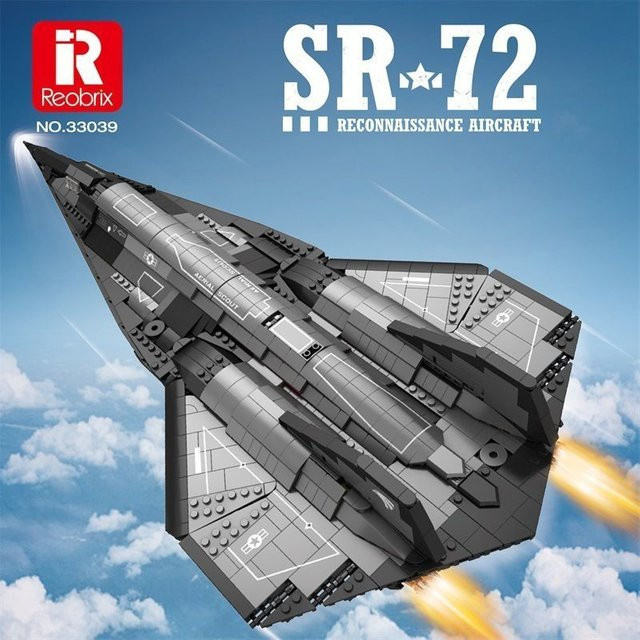 Reobrix SR-72 Aufklärungsflugzeug, Modell Air Military Series, Bausteine, 2071 Teile - Bild 1
