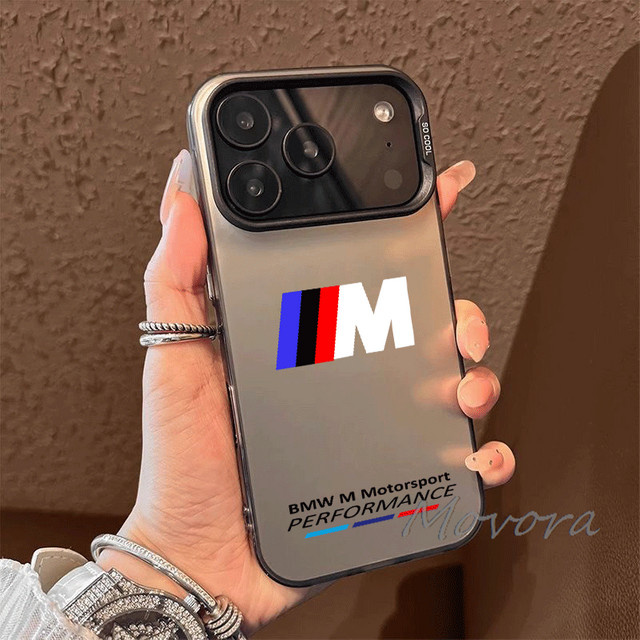 Transparente Handyhülle mit BMW M Logo für iPhone 11 bis iPhone 17 Pro Max - Bild 1