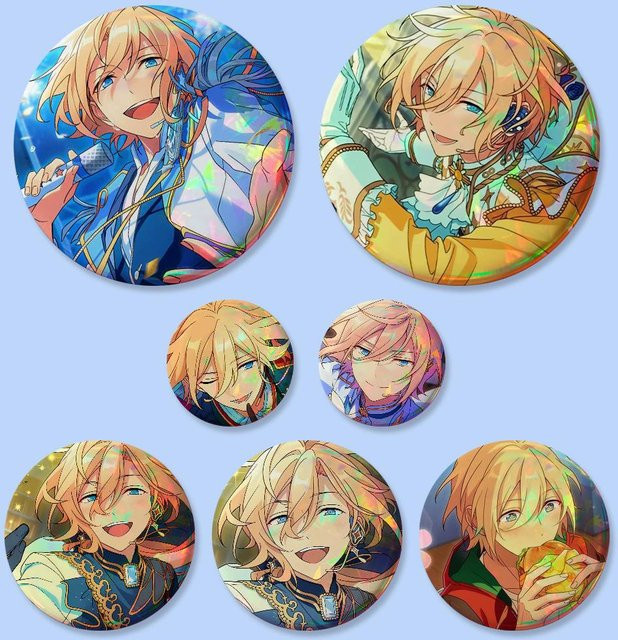 bilibili Ensemble Stars Eichi Tenshouin Spiel-Abzeichen, Pin-Brosche-Anstecker, 1-teiliges Set - Bild 1
