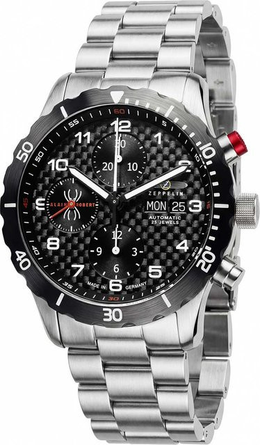 Zeppelin Chronograph, Automatik, Edelstahl, 42 mm, Herren - Bild 1